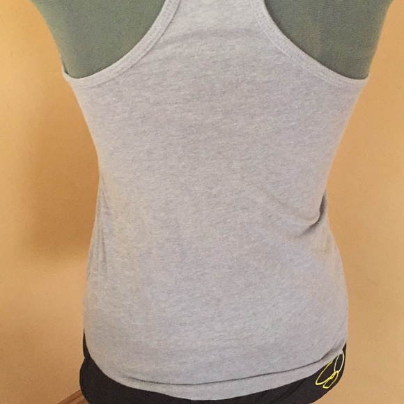 MuscleBox Razor Back Athletic Tee Gray - Picture 5 of 8